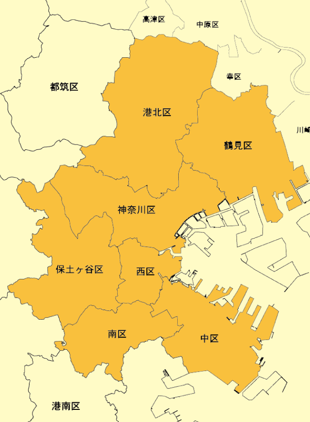 配達区域／横浜市(鶴見区・港北区・神奈川区・保土ヶ谷区・南区・西区・中区) 川崎市（一部）